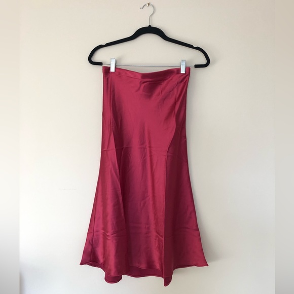 Rachel Zoe Satin Midi Skirt - Picture 1 of 3